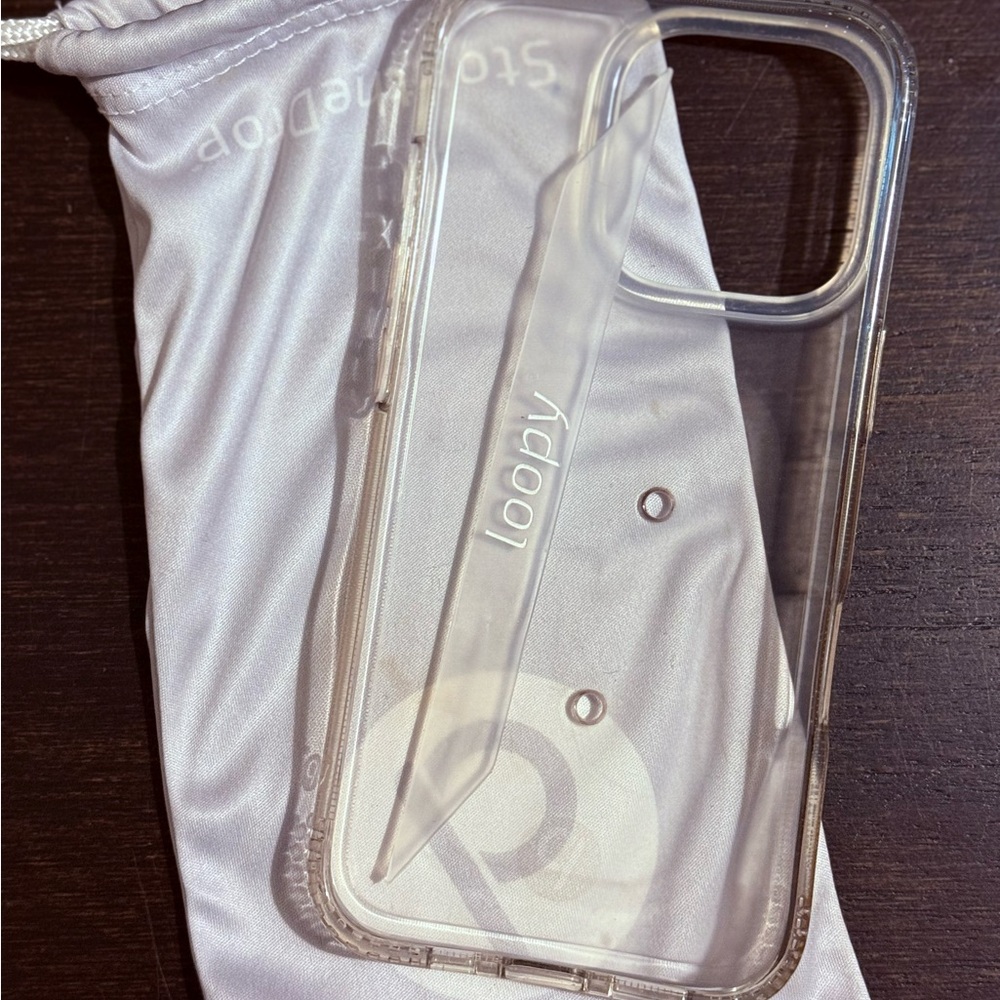 Loopy iPhone 16 Pro Matte Clear Righty Phone Case